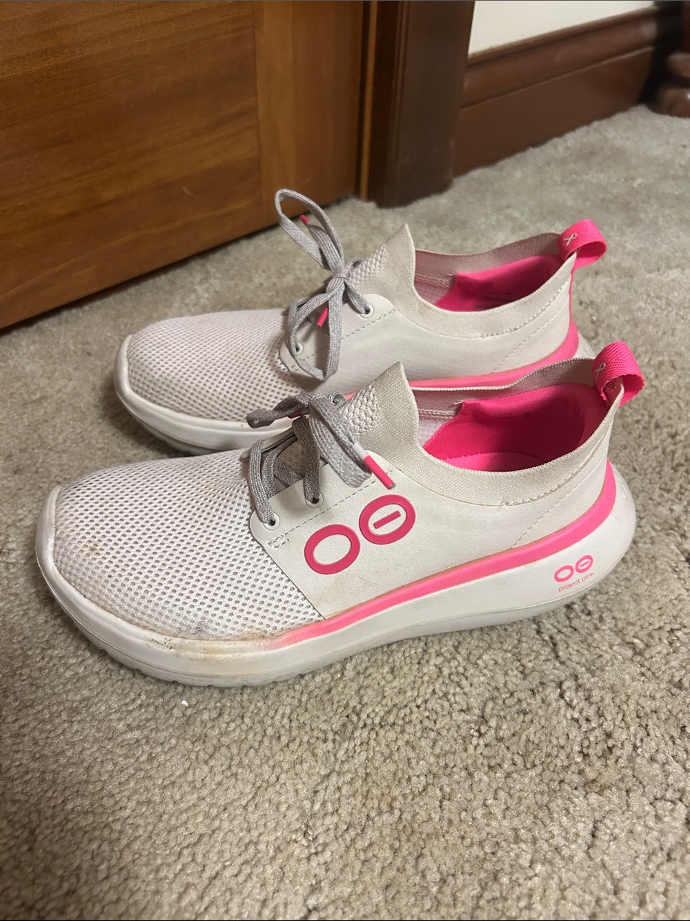 Oofos Women’s Sneakers - Project Pink (Breast Cancer Awareness Limited Edition)